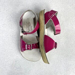 Salt Water Sandals by Hoy Surfer Leather Pink Patent Sandals 9